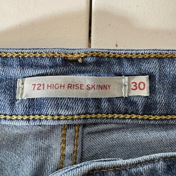 Levi’s 721 Women's Light Blue Jeans 721 - Picture 5 of 6